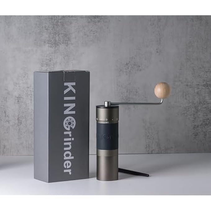 Kingrinder K6 Manual Hand Coffee Grinder With Straight Handle 240 Adjustable Grind Settings For French Press Drip Espresso With Assembly Consistency Stainless Steel Conical Burr Mill 35G Capacity - Image 4