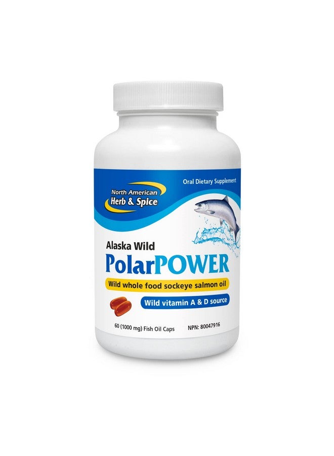 North American Herb & Spice North American Herb and Spice, Polar Power Gel-Capsules, 60-Fish Oil Caps. - Image 1