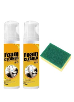 Y&D Multipurpose Foam Cleaner, 2PCS Cleaner for Car and House Lemon Flavor, Seat Upholstery Strong Stain Remover, Cleaning Spray Car, Home, Kitchen (2 X 60ml)  - Image 1