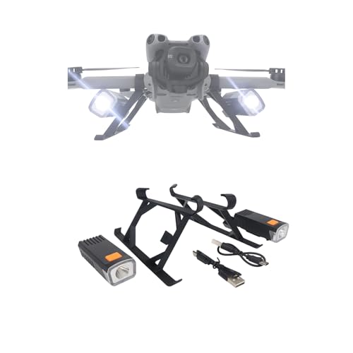 ZLYLVRC Landing Gear with DualLight Searchlight for DJI Mini 5 Pro Height Extension Legs for Stable Night Flight Safe Landing Aerial Photography Fill Light - Image 1