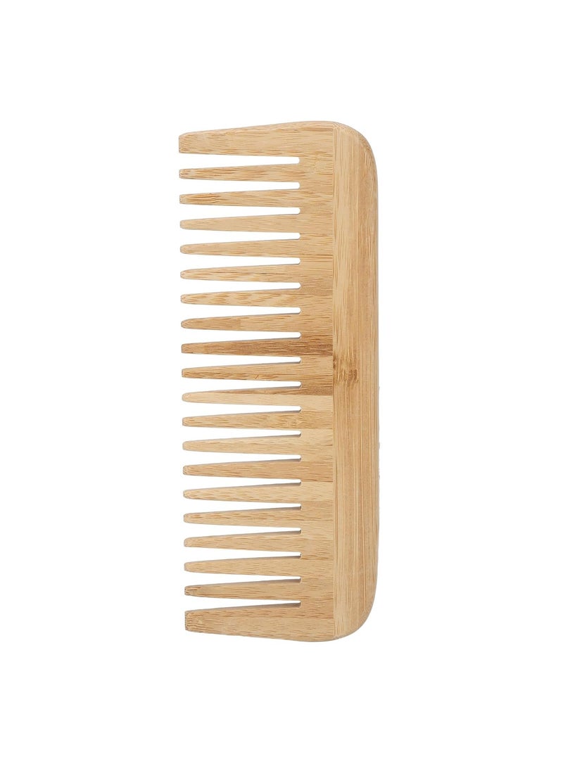 TiTa-Dong Wooden Wide Tooth Comb Men Women Detangler Comb for All Hair Types Portable Wet Hair Comb for Home and Travel Use Practical Hair Styling Tools for Detangling and Hair Care 