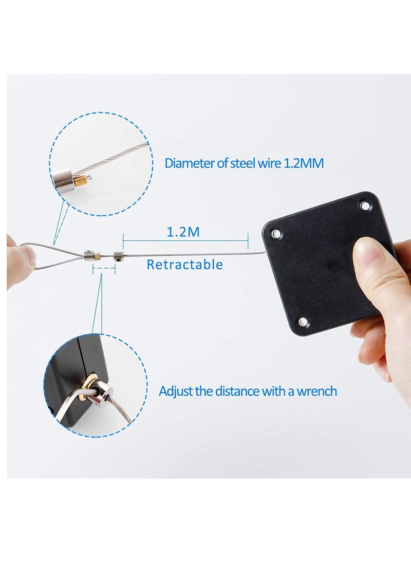 SYOSI Door Closer Automatic Sensor Door Closer Punch Free Spring Door Closer Residential Sliding Screen Door Closer Commercial Multifunctional Door Closer Door Closer for Bedroom Storm Home  - Image 5