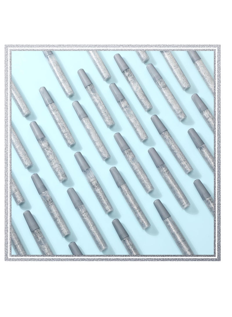 Excefore Glitter Glue Pens, 30 Pcs Art Glitter Glue, Glitter Stick Set for Kids, Washable Glitter Glue Pens for DIY Arts and Crafts Projects, Scrapbooking Holiday Greeting Card Decorating Supplies, Silver - Image 4