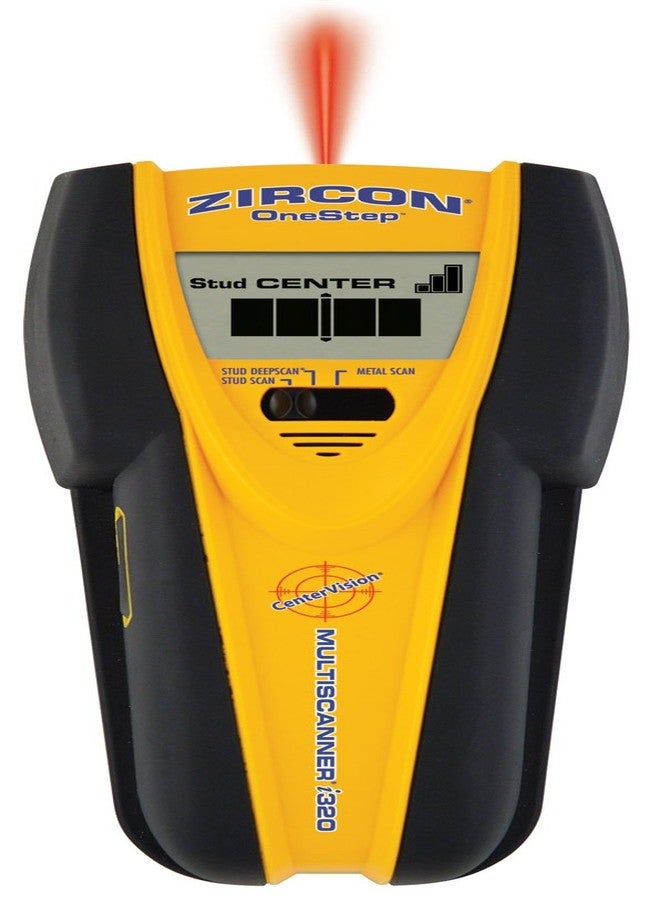 Zircon MultiScanner i320 OneStep Center-Finding Stud Finder with Metal Scanning and DVD How-To Guide - Image 1