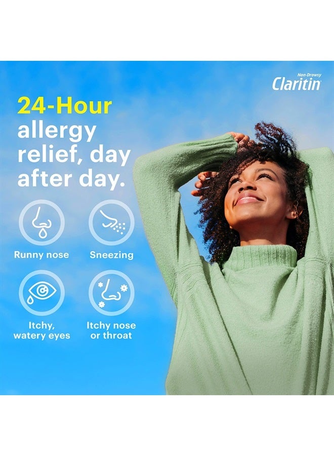Claritin ريدتابس 24 ساعة دواء الحساسية، غير مسبب للنعاس، قوة وصفة تخفيف الحساسية، أقراص لوراتادين، 30 حبة - Image 5