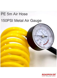RoadPower Portable Double Cylinder Air Compressor Tire Inflator 12V Compact Air Pump For Car Tires 150 PSI Heavy Duty Metal Tire Pump For SUV Off Road Trailer Truck Bike  - Image 4