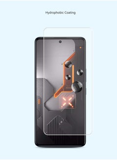 Techie 2 pieces HD Tempered Glass Screen Protector for Infinix GT 10 Pro - Anti Reflection Anti Bubbles 9H Hardness 0.33 mm Rounded Edges Easy Installation  - Image 3