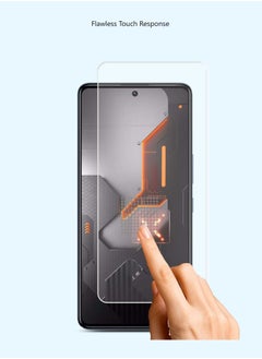 Techie 2 pieces HD Tempered Glass Screen Protector for Infinix GT 10 Pro - Anti Reflection Anti Bubbles 9H Hardness 0.33 mm Rounded Edges Easy Installation  - Image 4