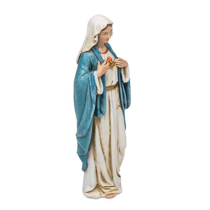 RENAISSANCE COLLECTION JOSEPHS STUDIO BY ROMAN EXCLUSIVE IMMACULATE HEART OF MARY FIGURINE 6INCH
