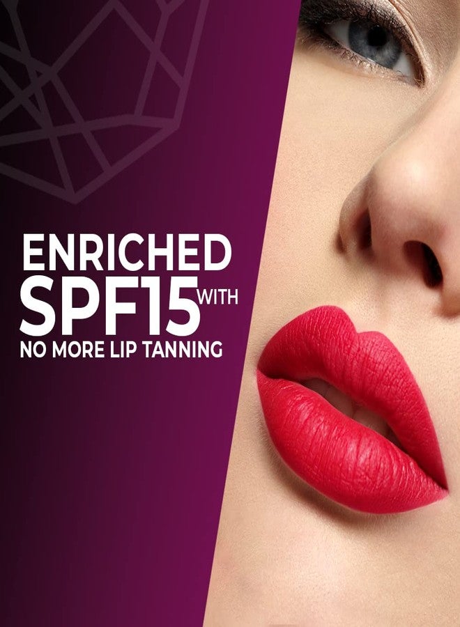جوس أحمر شفاه جوس مات غني بالريتينول الحيوي، بتقنية ترطيب فائقة، مقاوم للماء ويدوم طويلاً، لون ماجنتا M09، عامل حماية من الشمس SPF 15 - Image 3