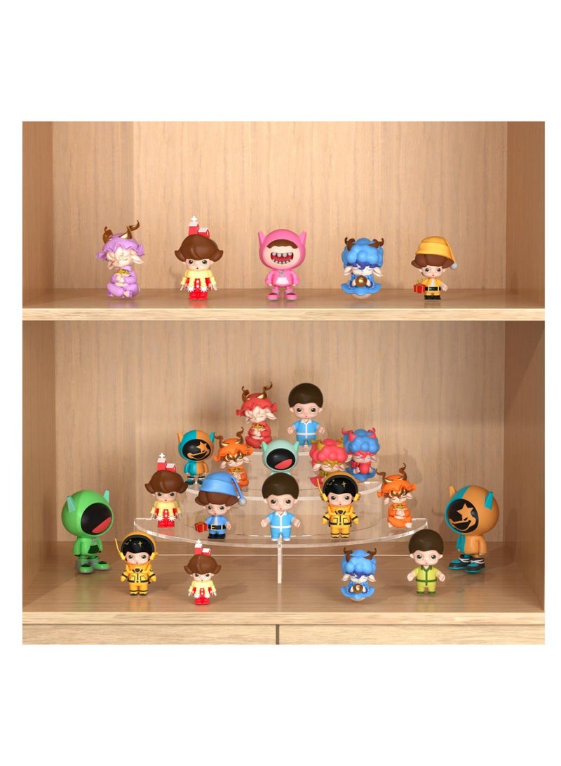 Acrylic Risers Display Stand, Cupcakes Dessert Table Display Stands, Thickened To 5mm Acrylic Food Display Stands, for Collectibles Display, Jewelry, Food, Cupcake, Dessert Risers Shelf - Image 4