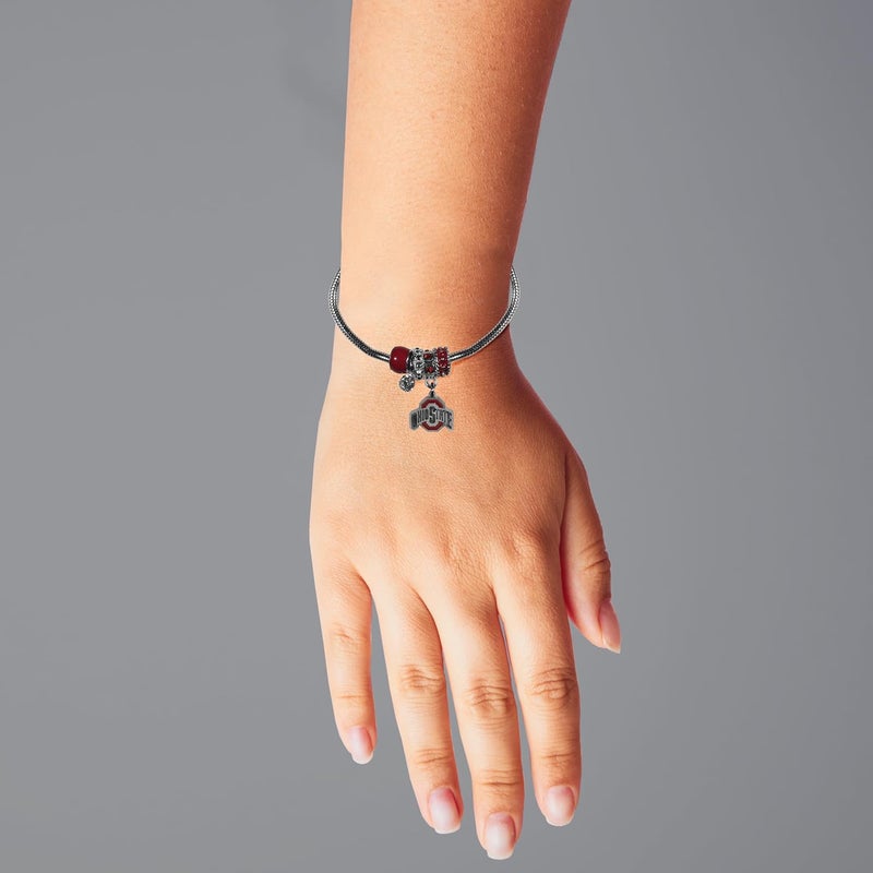 JRVT NCAA womens Euro Bead Bracelet - Image 3