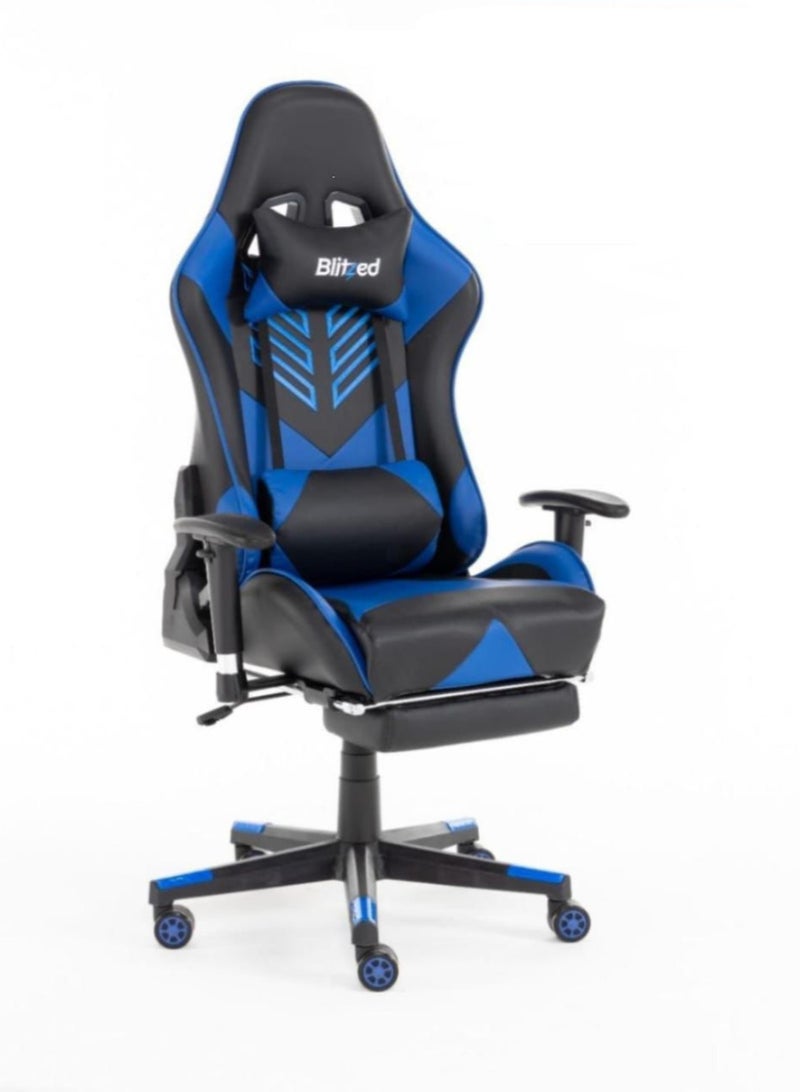 Gaming Chair Adjustable Computer Chair PC Office PU Leather High Back Lumbar Support comfortable armrest Headrest black red