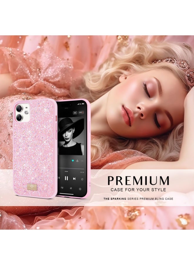 SWAROVSKI Pro Case Glitter, Sparkle Diamond Crystal Bling Case with Bling, Ultra Thin Lightweight Full BodCase For iPhone 12/ iPhone 12pro Shockproof Anti-Scratch Protective Cover - Image 2
