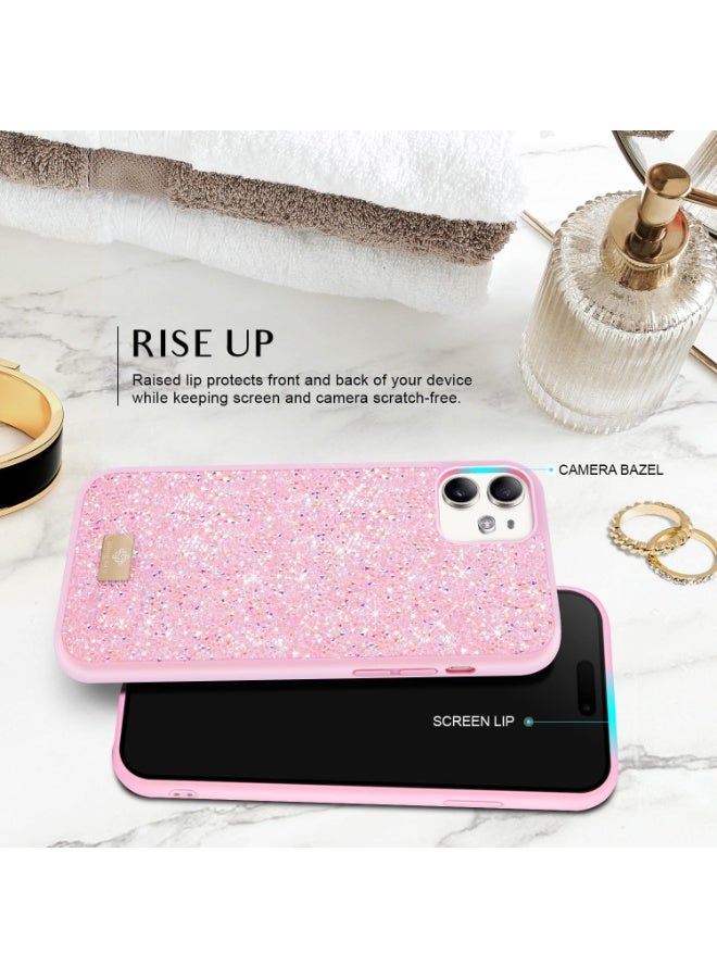 SWAROVSKI Pro Case Glitter, Sparkle Diamond Crystal Bling Case with Bling, Ultra Thin Lightweight Full BodCase For iPhone 12/ iPhone 12pro Shockproof Anti-Scratch Protective Cover - Image 4