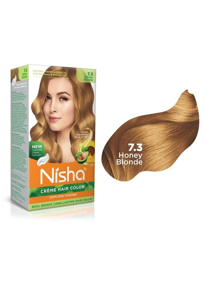 Nisha - Creme Hair Color (Honey Blonde Pck 3) … - Image 1
