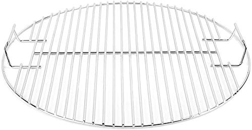 INDIAN DECOR. 313399 Round Cooking Rack, Nonstick Stainless Steel Grilling BBQ Mesh Round Cook Grill Grid Grate for Outdoors Picnic - Chrome - Image 2