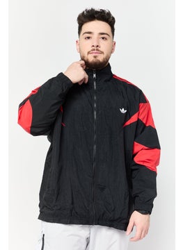 adidas Originals Men Sportswear Fit Long Sleeve Outdoor Jacket, Black  - Image 1