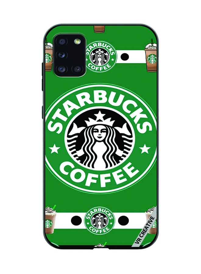 VR CREATIVE Protective Case Cover For Samsung Galaxy A31 Starbucks 4 Design Multicolour - Image 1