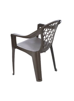 ADAMS Durable Polypropelyne Penza Low Back Stacking Chair Grey 63.5 X 73.7 X 83.8 cm 8220-60-3700  - Image 4