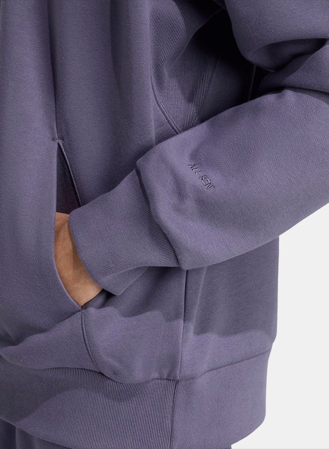 Adidas ALL SZN Fleece Hoodie - Image 5