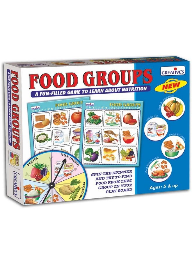 Creative's - Creative's Food Group | Learning Board Game for Kids | Healthy Food Board Game | Educational Board Game Children | Fun Activity Game for Kids | Ages 5 & Up - Image 1