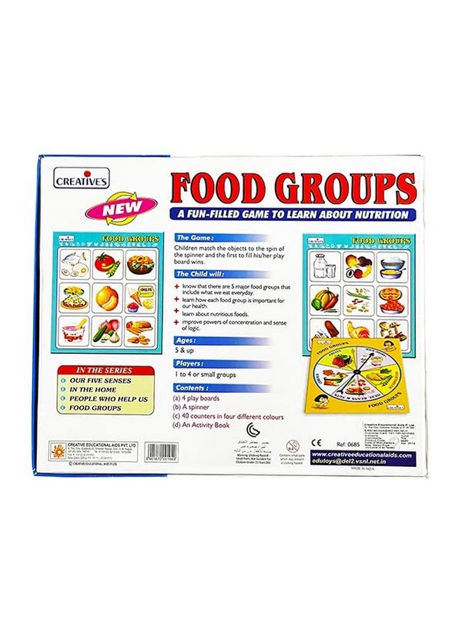 Creative's - Creative's Food Group | Learning Board Game for Kids | Healthy Food Board Game | Educational Board Game Children | Fun Activity Game for Kids | Ages 5 & Up - Image 1