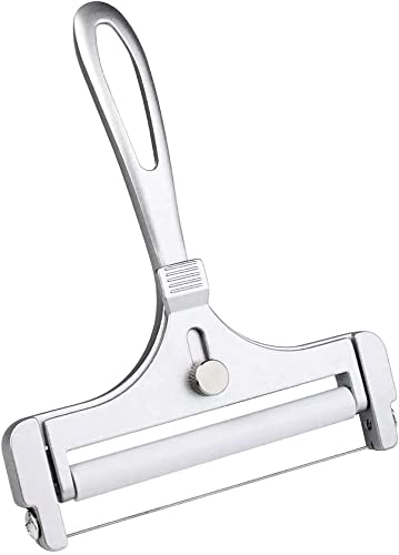 BEING CART BEING CART Stainless Steel Wire Cheese Slicer Adjustable Thickness Cheese Cutter for Soft SemiHard Cheeses Kitchen Cooking Tool  - Image 1