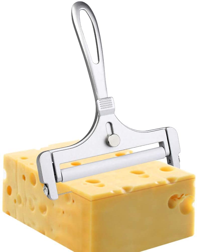 BEING CART BEING CART Stainless Steel Wire Cheese Slicer Adjustable Thickness Cheese Cutter for Soft SemiHard Cheeses Kitchen Cooking Tool  - Image 3