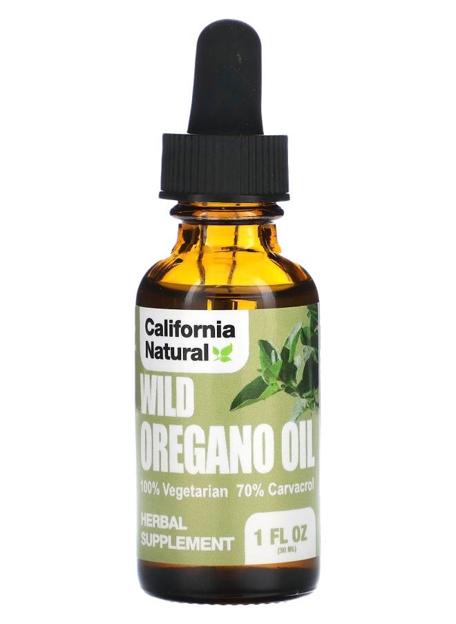 California Natural Wild Oregano Oil 1 fl oz (30 ml) 