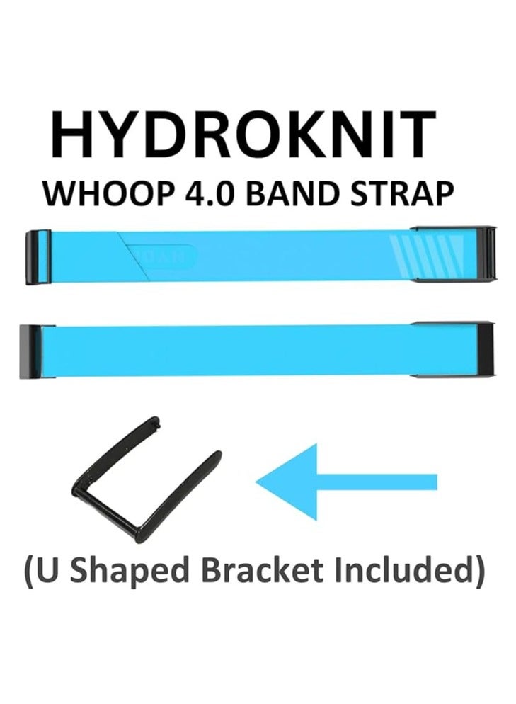HydroKnit Wristband - Replacement Fast-Drying Band Compatible with WHOOP 4.0 - Stylish & Affordable Replacement Strap - Breathable Band Strap Including U Shape Black Connector  - Image 2