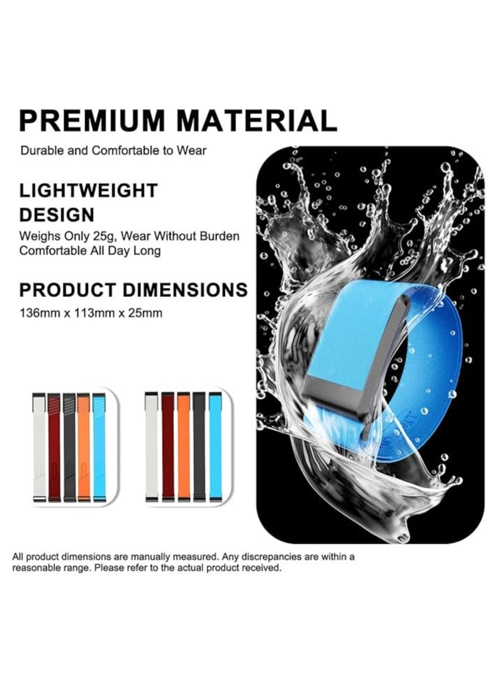 HydroKnit Wristband - Replacement Fast-Drying Band Compatible with WHOOP 4.0 - Stylish & Affordable Replacement Strap - Breathable Band Strap Including U Shape Black Connector  - Image 3