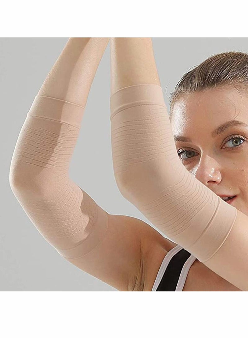 KASTWAVE Women Ultra-thin Elastic Weight Loss Thigh Leg Massage Shaper Slimming Compression Arm Shaper Burn Fat Weight Loss Arm Arm Slimming Shaper Wrap Arm Compression Sleeve for Upper - Image 5