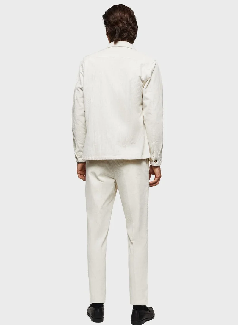 Mango Man Flap Pocket Regular Fit Shirt
