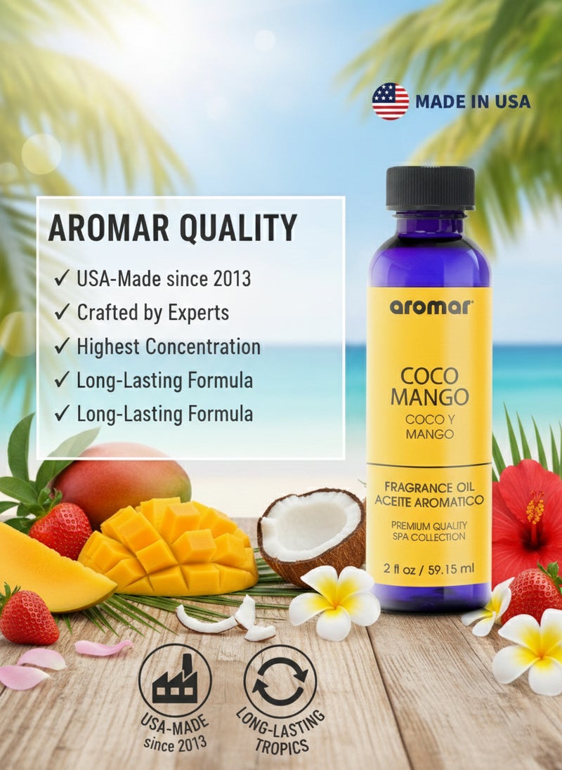 Aromar Spa Aromatic Oil  Coco Mango Fragrance, 59.15 ml - Image 4