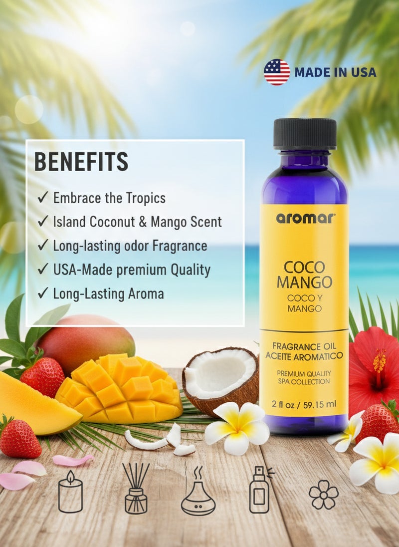 Aromar Spa Aromatic Oil  Coco Mango Fragrance, 59.15 ml - Image 3