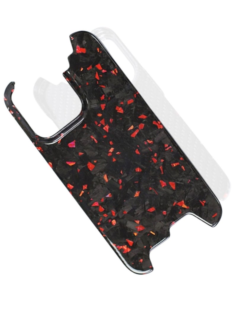 SOLARAE Real Aramid Carbon Fiber For iPhone 15 Pro max Case Cover (Red) - Image 2