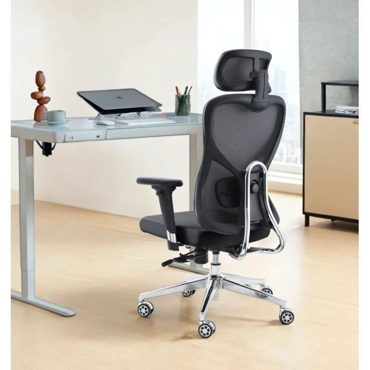 Multiwood Premium Ergonomic Office Chair Designed for Long Work Hours with Advanced Support, Enhanced Cushioning and Smooth Recline – Black - Image 2