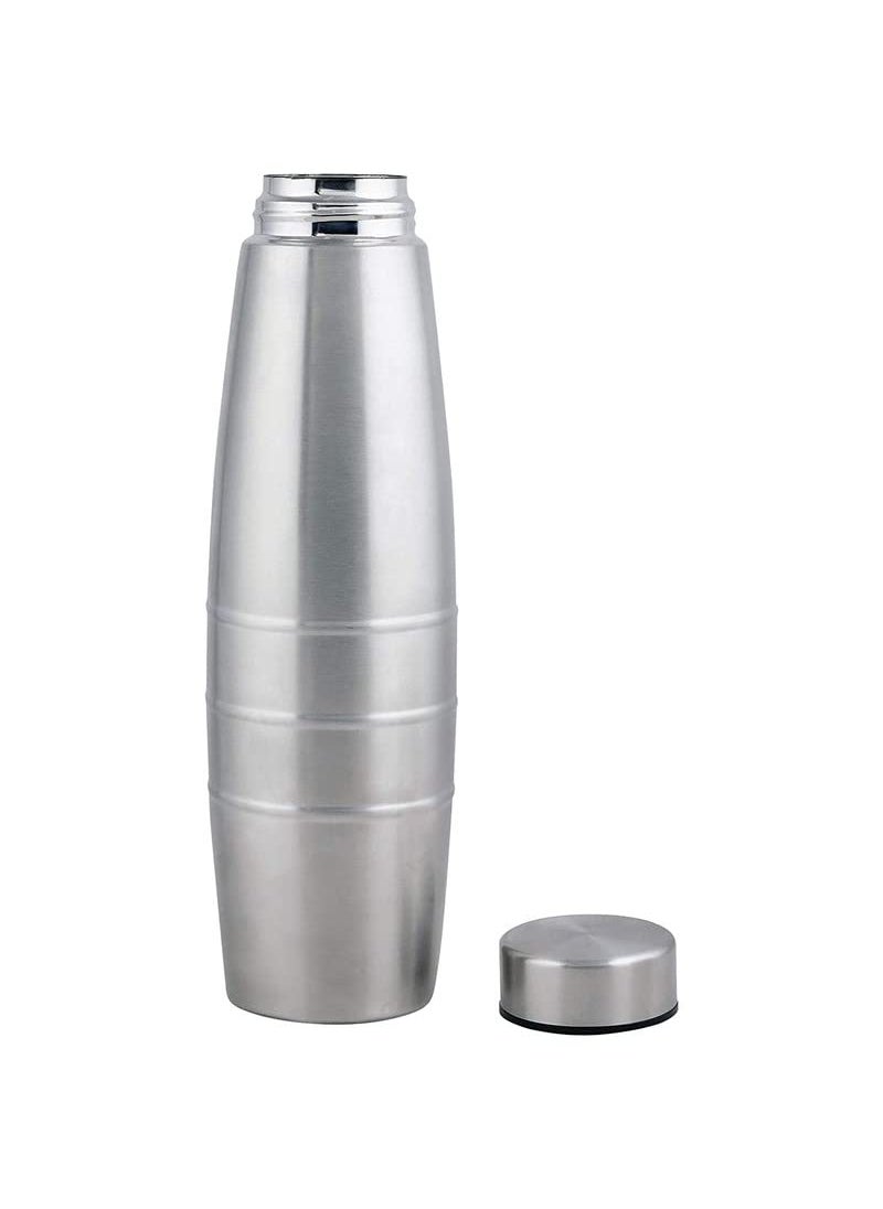 Expresso Expresso Stainless Steel Single Wall Fridge Water Bottle, Set of 3 Pcs, 1000 ml  - Image 3