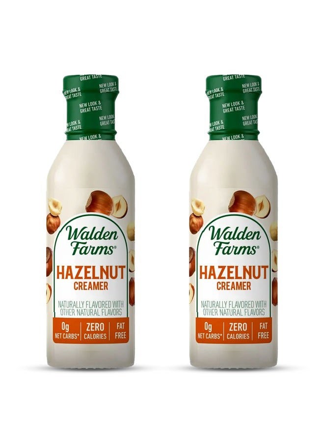 WALDEN FARMS Coffee Creamer Hazelnut 12 fl oz. pack of 2 - Image 1