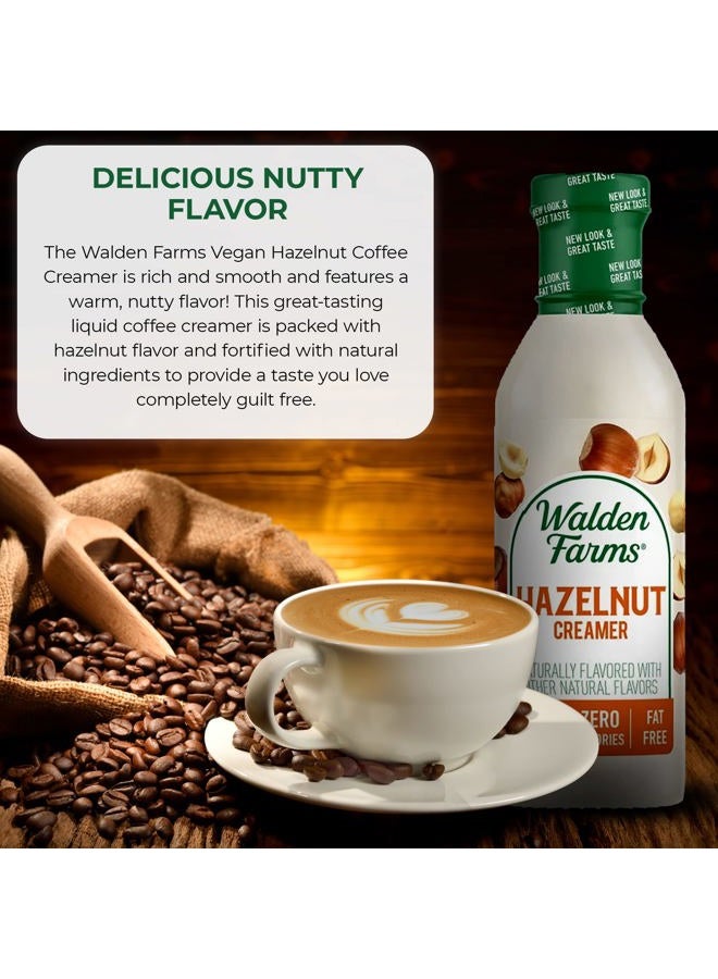 WALDEN FARMS Coffee Creamer Hazelnut 12 fl oz. pack of 2 - Image 3