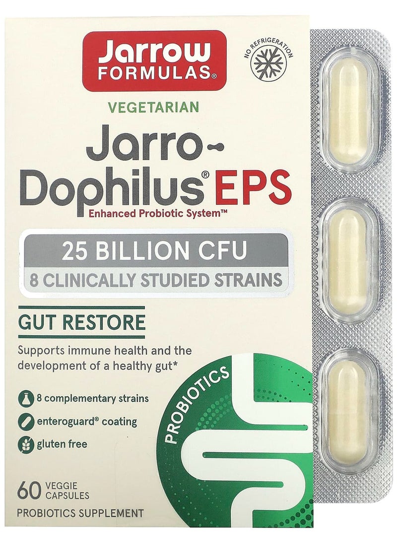 jarrow formulas Jarro-Dophilus EPS, 25 Billion CFU, 60 Veggie Capsules