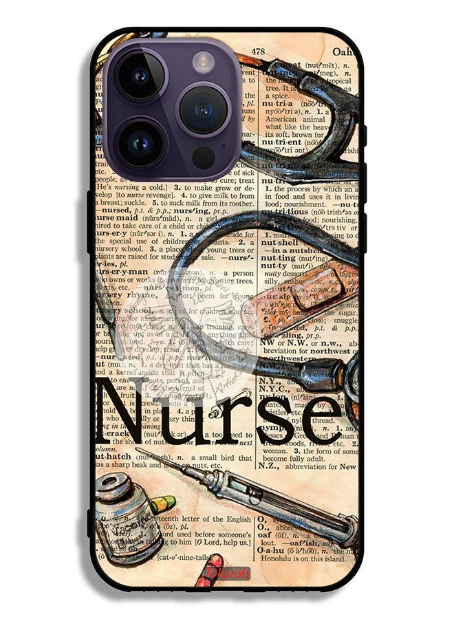 Tolwak جراب حماية لجهاز Apple iPhone 14 Pro Max ممرضة أدوات قديمة - Image 2