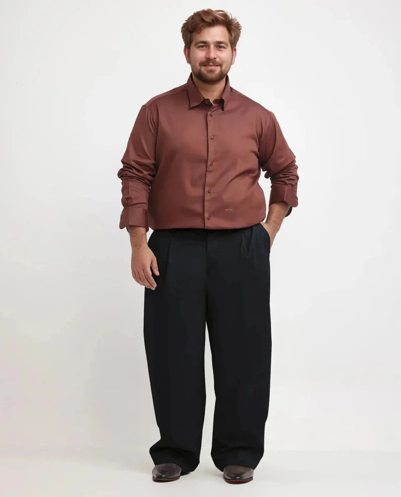 Rare Rabbit Men's Satin Stretch Shirt