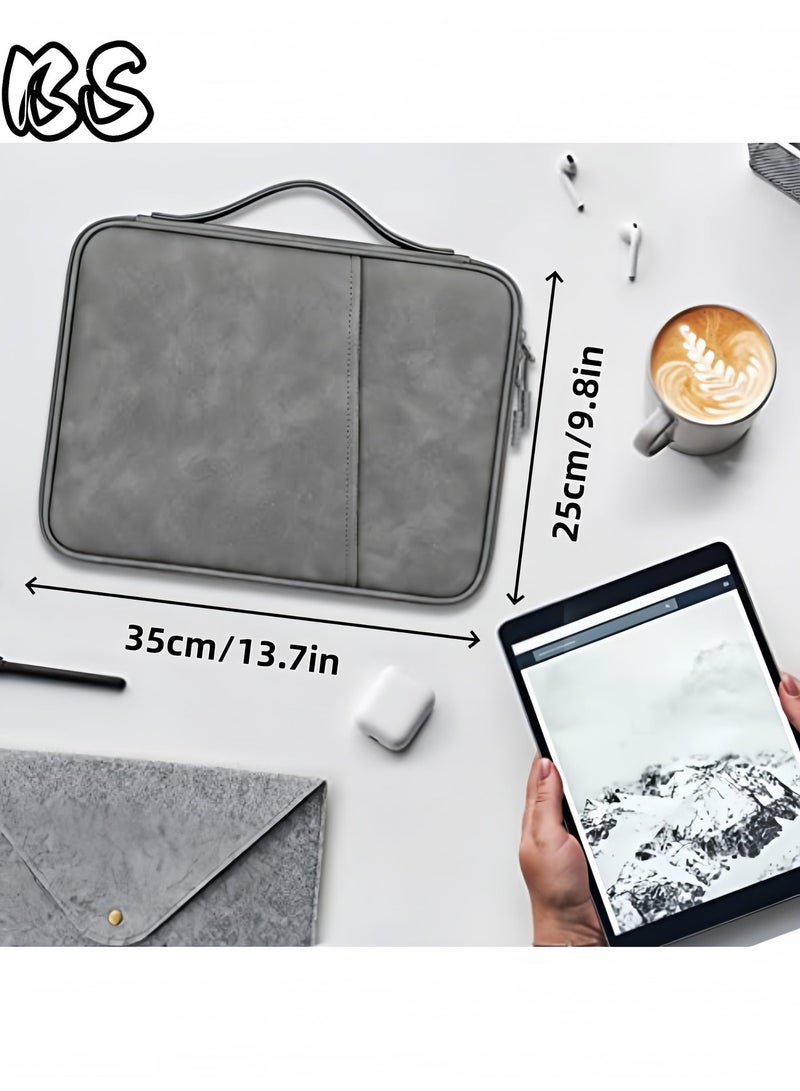 BS 9.8-13.7 inch waterproof laptop bag/tablet protective case, compatible with iPad Pro 12.9 M2 2022/2021/2020/2018/Pro 12.9 2017, Surface Laptop Go 12.4 inch, and Galaxy Tab S8+ 12.4 inch. - Image 4