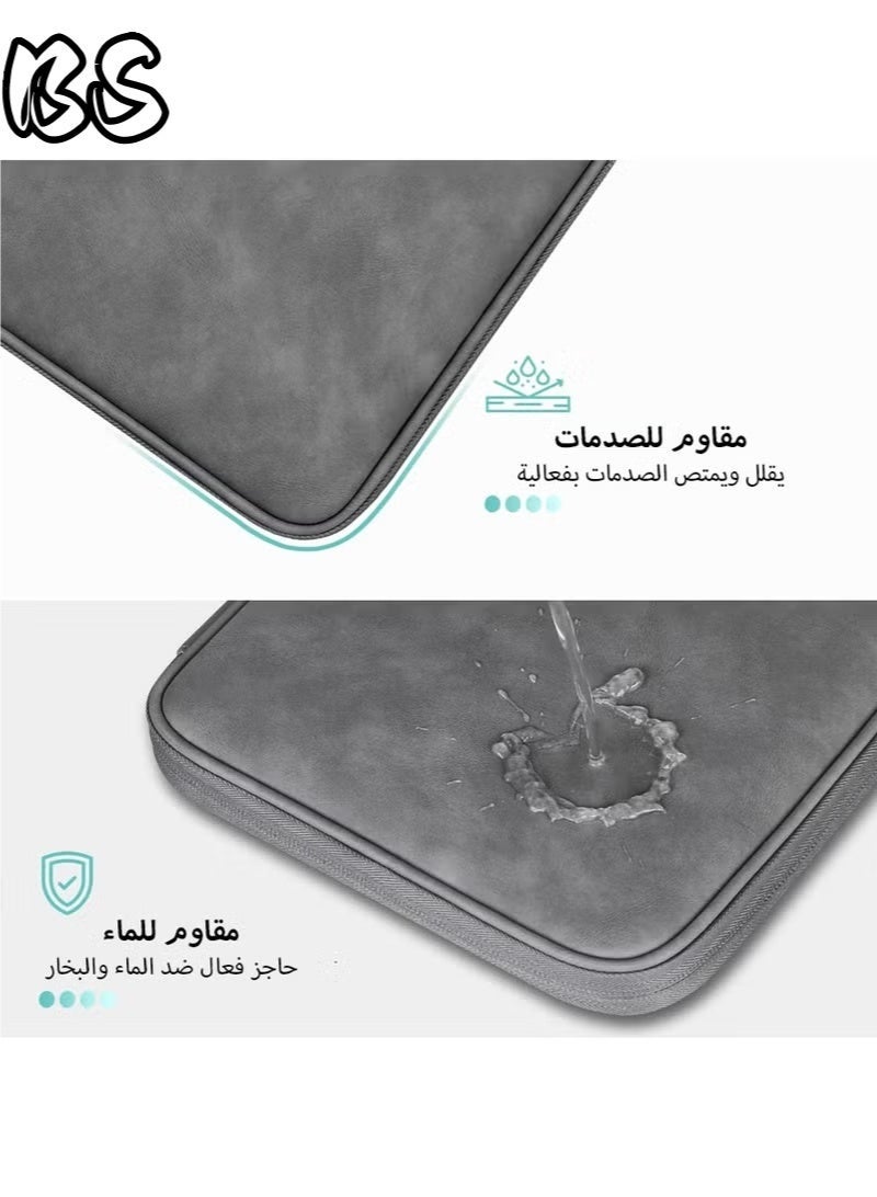 BS 9.8-13.7 inch waterproof laptop bag/tablet protective case, compatible with iPad Pro 12.9 M2 2022/2021/2020/2018/Pro 12.9 2017, Surface Laptop Go 12.4 inch, and Galaxy Tab S8+ 12.4 inch. - Image 5