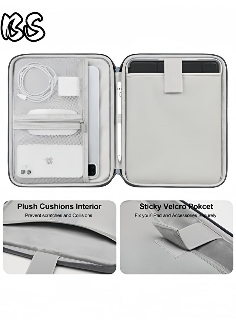 BS 9.8-13.7 inch waterproof laptop bag/tablet protective case, compatible with iPad Pro 12.9 M2 2022/2021/2020/2018/Pro 12.9 2017, Surface Laptop Go 12.4 inch, and Galaxy Tab S8+ 12.4 inch. - Image 3