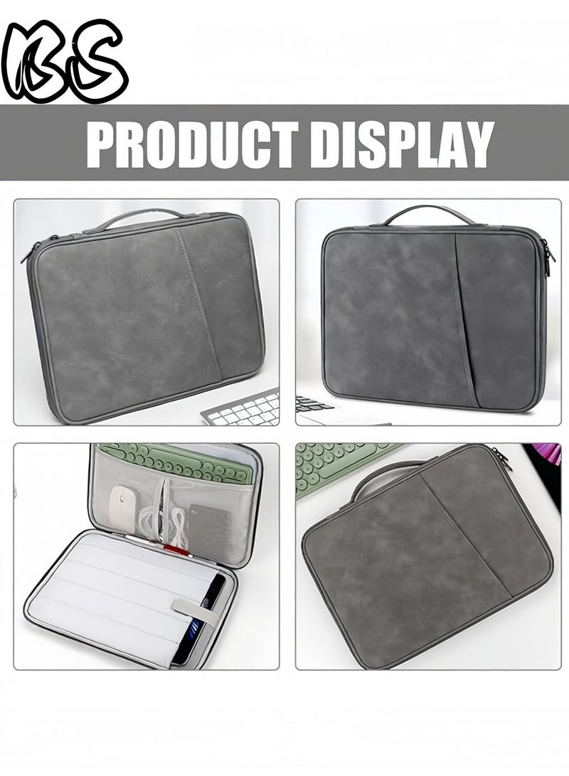 BS 9.8-13.7 inch waterproof laptop bag/tablet protective case, compatible with iPad Pro 12.9 M2 2022/2021/2020/2018/Pro 12.9 2017, Surface Laptop Go 12.4 inch, and Galaxy Tab S8+ 12.4 inch. - Image 2