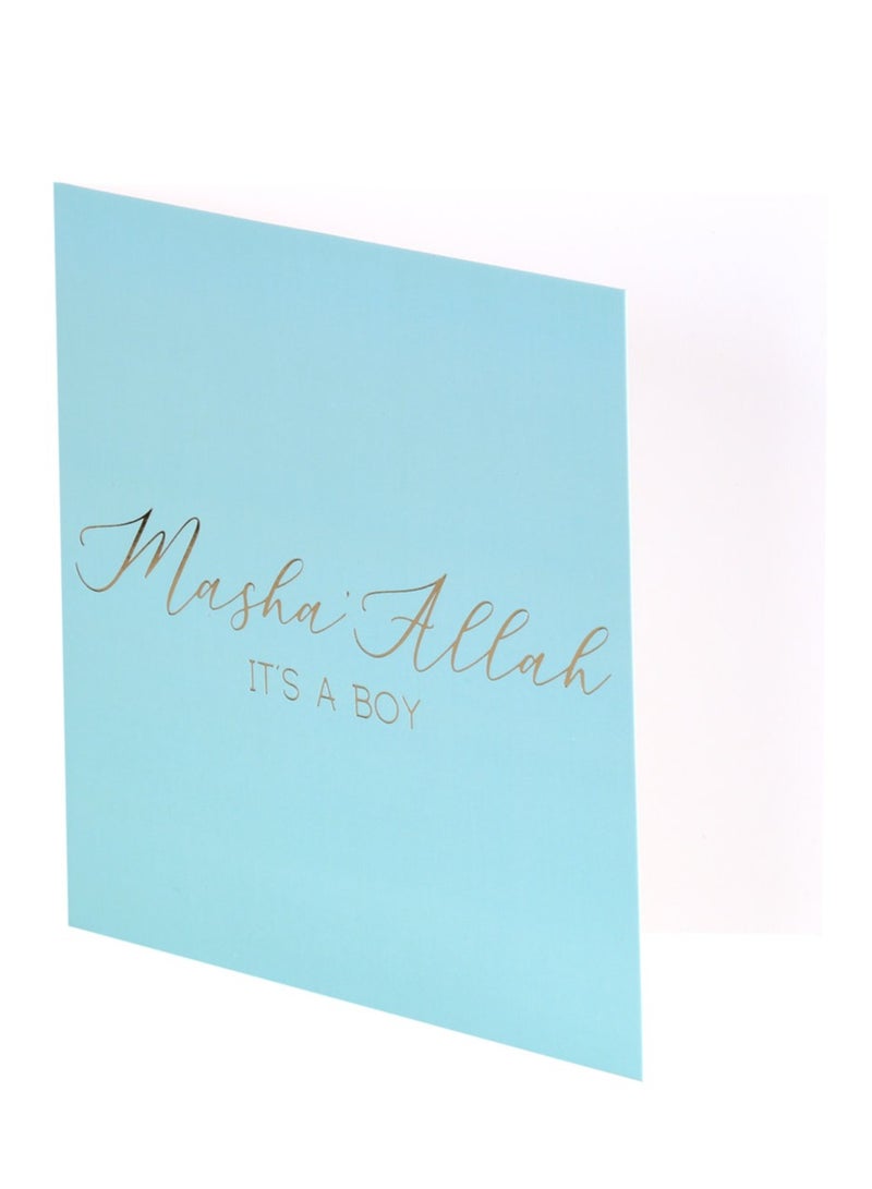 Peacock Supplies Luxury Foiled Greeting Card It's a Boy - Image 3