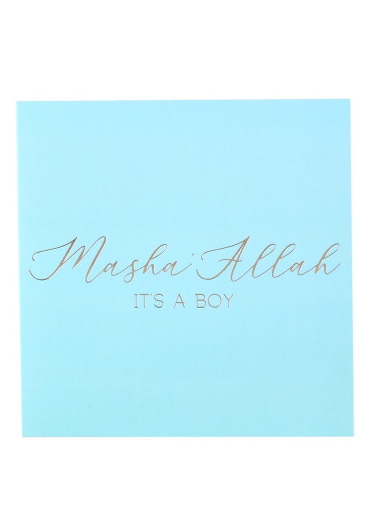 Peacock Supplies Luxury Foiled Greeting Card It's a Boy - Image 4